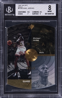 1997/98 Upper Deck SPx Gold #6 Michael Jordan - BGS NM-MT 8